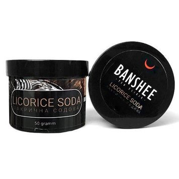 Banshee Dark Line Lacriece soda (Лакрична содова) 50 г 2347 Фото Інтернет магазина Кальянів - Вейпікс