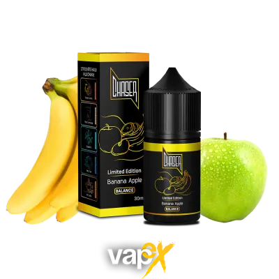 Рідина Chaser Black Banana Apple Limited Balance (Банан Яблуко, 60 мг, 30 мл) 24221 Фото Інтернет магазина Кальянів - Вейпікс