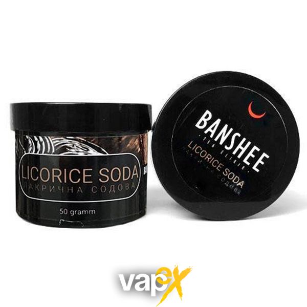 Banshee Dark Line Lacriece soda (Лакрична содова) 50 г 2347 Фото Інтернет магазину Кальянів - Вейпикс