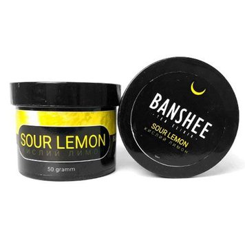 Кальянная чайная смесь Banshee Dark Sour Lemon (Кислый лимон, 50 г) 7520 Фото Інтернет магазину Кальянів - Вейпикс