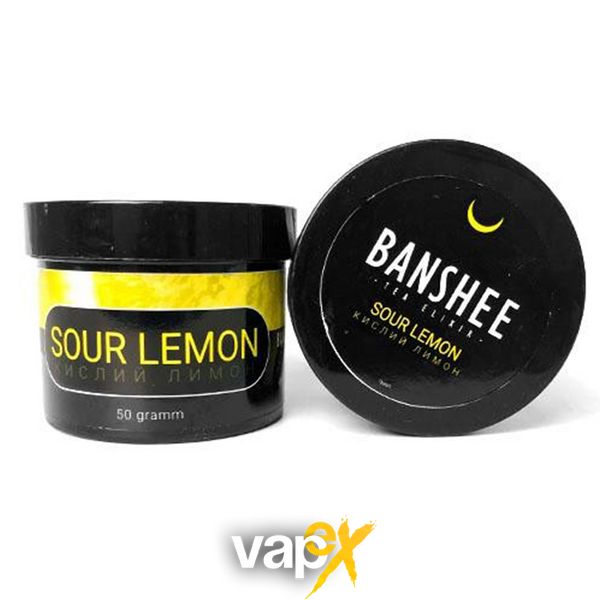 Кальянная чайная смесь Banshee Dark Sour Lemon (Кислый лимон, 50 г) 7520 Фото Інтернет магазину Кальянів - Вейпикс