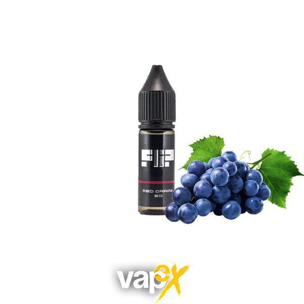 Рідина Flip salt Red Grape (Червоний Виноград, 50 мг, 15 мл) 21659 Фото Інтернет магазина Кальянів - Вейпікс