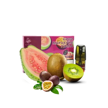 Картридж Elf Bar P1 Kiwi passion fruit guava (Киви Маракуйя Гуава) 184885 Фото Інтернет магазину Кальянів - Вейпикс