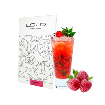 Тютюн Loud Light Raspberry mojo (Малиновий Мохіто, 200 г)   21390 Фото Інтернет магазина Кальянів - Вейпікс