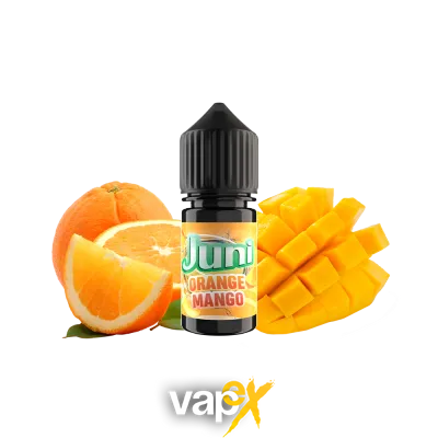 Жидкость Juni Salt Orange Mango (Апельсин Манго, 50 мг, 30 мл) 20410 Фото Інтернет магазину Кальянів - Вейпикс