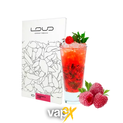 Тютюн Loud Light Raspberry mojo (Малиновий Мохіто, 200 г)   21390 Фото Інтернет магазина Кальянів - Вейпікс