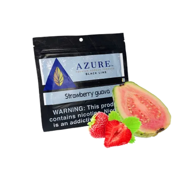 Табак Azure Black Strawberry guava (Клубника гуава, 100 г) 9825 Фото Інтернет магазину Кальянів - Вейпикс