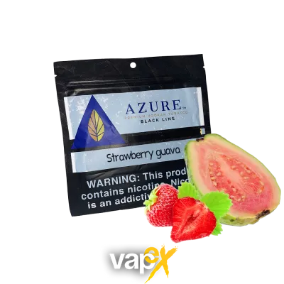 Тютюн Azure Black Strawberry guava (Полуниця гуава, 100 г) 9825 Фото Інтернет магазина Кальянів - Вейпікс