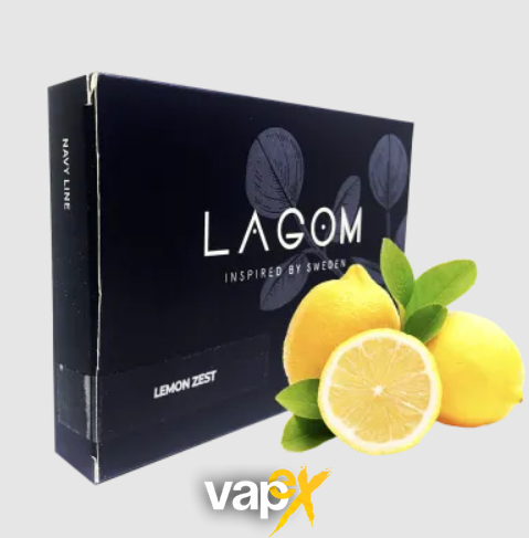 Тютюн Lagom Navy Lemon Zest (Лимон, 200 г) 22484 Фото Інтернет магазина Кальянів - Вейпікс