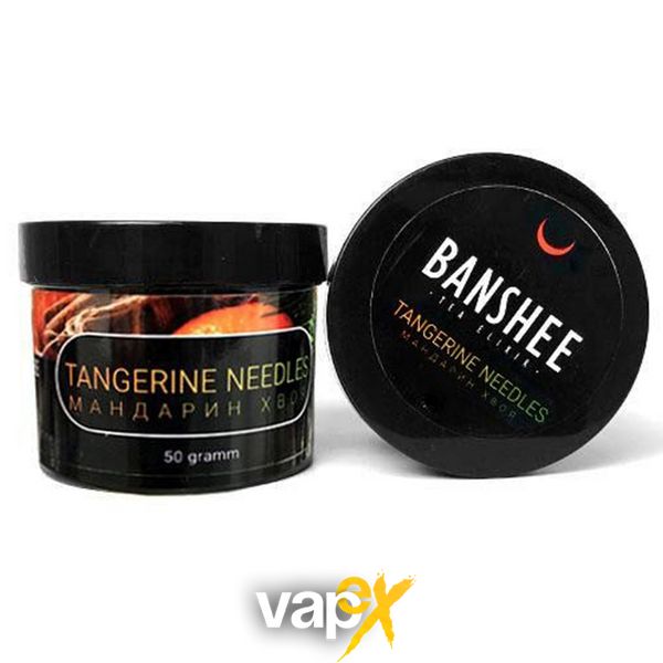 Кальянна чайна суміш Banshee Dark Tangerine Needls (Мандарин хвоя, 50 г) 9939 Фото Інтернет магазина Кальянів - Вейпікс