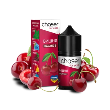 Рідина Chaser Cherry Balance (Вишня, 50 мг, 30 мл) 245622 Фото Інтернет магазина Кальянів - Вейпікс