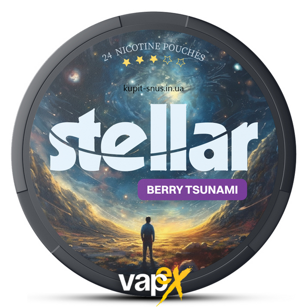 Снюс Stellar Berry Tsunami 97095 Фото Інтернет магазина Кальянів - Вейпікс