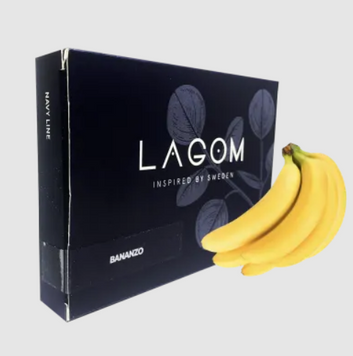 Тютюн Lagom Navy Bananzo (Банан, 200 г) 22473 Фото Інтернет магазина Кальянів - Вейпікс