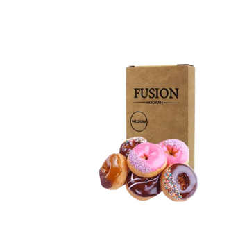 Тютюн Fusion Medium Glaze Donuts (Пончик з Глазур'ю, 100 г)   3790 Фото Інтернет магазина Кальянів - Вейпікс