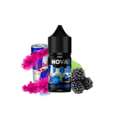 Жидкость Chaser Nova Red Bull&Blue Raspberry (Энергетик Черника Малина, 65 мг, 30 мл) 0549 Фото Інтернет магазину Кальянів - Вейпикс