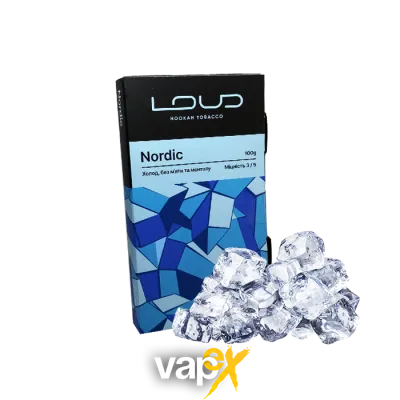 Тютюн Loud Nordic (Нордик, 100 г)   8272 Фото Інтернет магазина Кальянів - Вейпікс