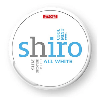 Снюс Shiro Strong Cool Mint All White 6565554 Фото Інтернет магазина Кальянів - Вейпікс